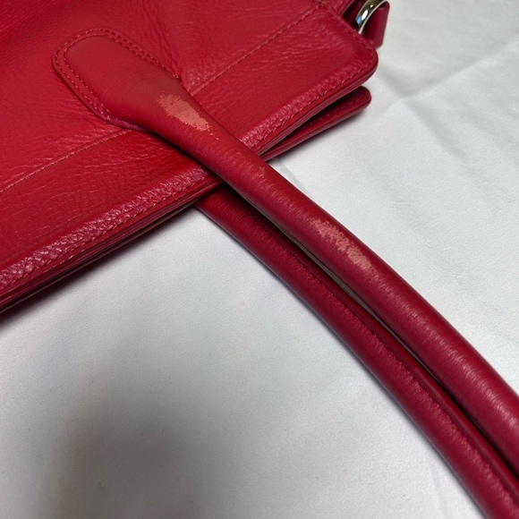 Cole Haan red leather tote bag - Picture 10 of 10